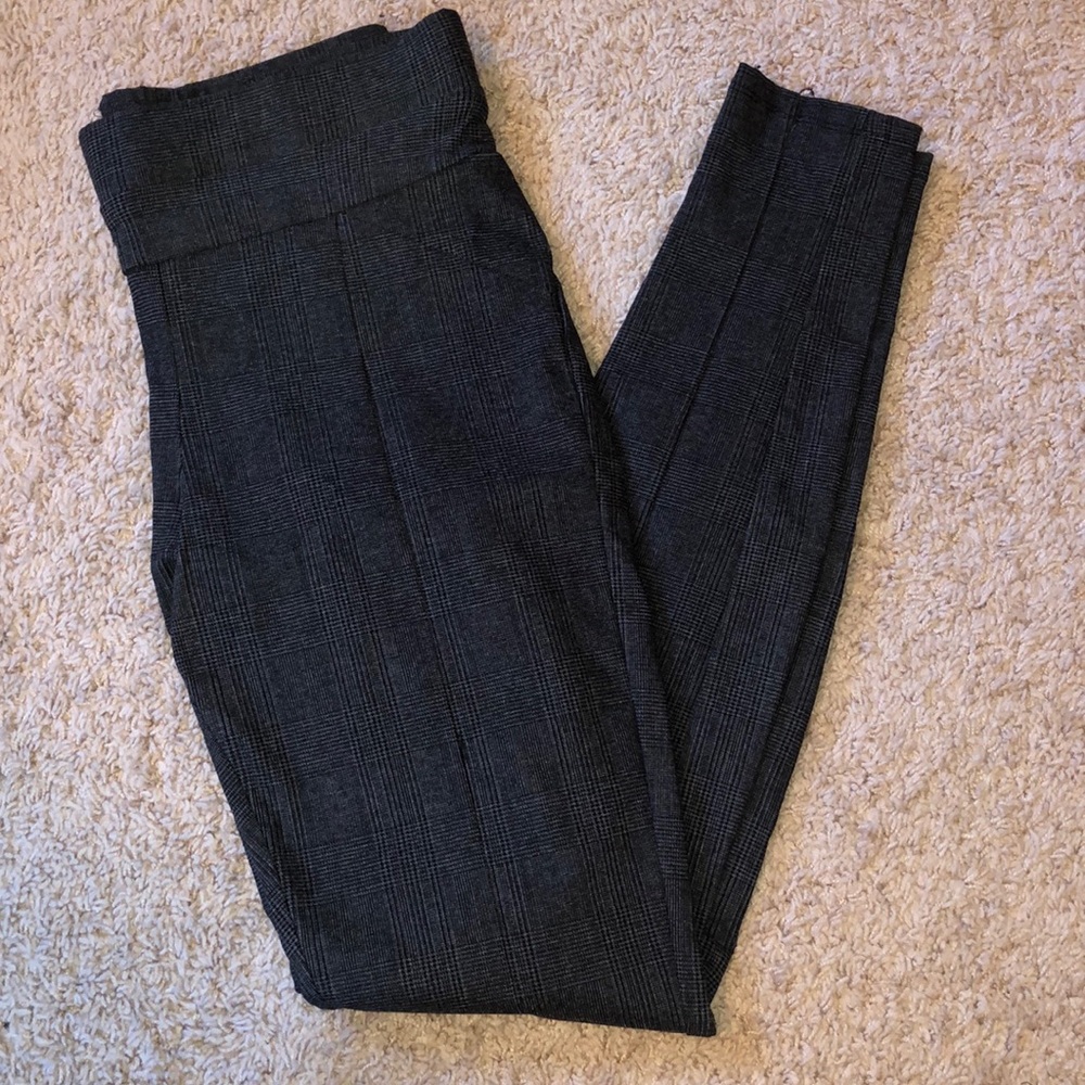 ❤️ Gray Printed Dress Pants